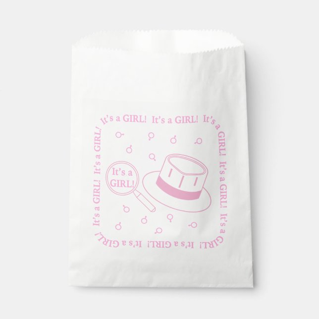 Das ist ein Mädchen! Geschenktütchen (Vorderseite)