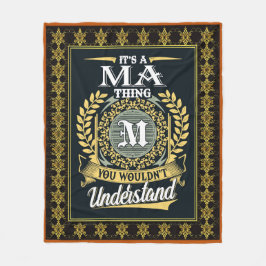 Das ist ein Mamma, das man nicht verstehen konnte Fleecedecke