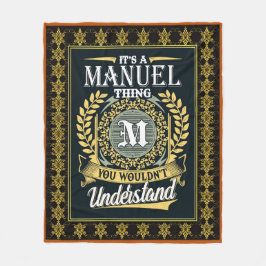 Das ist ein Manuel, den du nicht verstehen konntes Fleecedecke