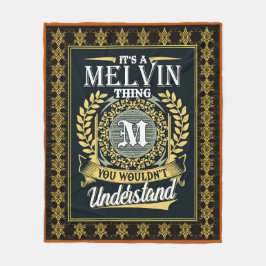 Das ist ein Melvin, das man nicht verstehen konnte Fleecedecke