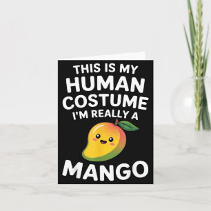 Das ist ein menschliches Kostüm Lustiges Kawaii Sü Karte