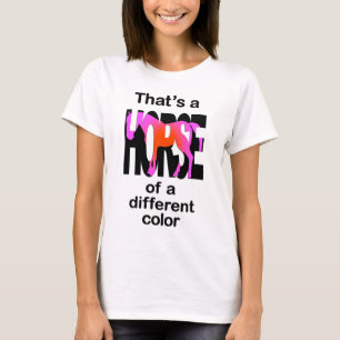 Das ist ein Pferd mit einer anderen Farbe Print T-Shirt