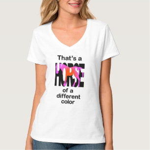 Das ist ein Pferd mit einer anderen Farbe Print T-Shirt