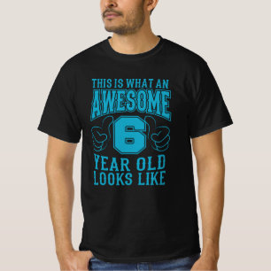 DAS IST EIN PHANTASTISCHER 6 JAHRE ALTER 6. Geburt T-Shirt