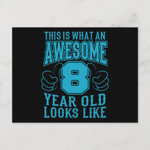 DAS IST EIN PHANTASTISCHER 8 JAHRE ALTER 8. Geburt Postkarte