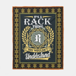 Das ist ein Rack, den man nicht verstehen konnte Fleecedecke