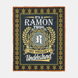 Das ist ein Ramon, den man nicht verstehen konnte Fleecedecke