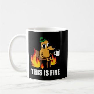 Das ist ein schöner Hund Internet Meme Burning San Kaffeetasse