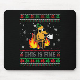 Das ist ein schöner Hund Meme Funny Ugly Weihnacht Mousepad