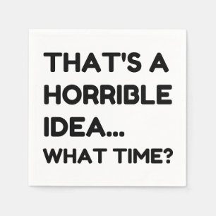 Das ist ein schreckliches Zitat Serviette