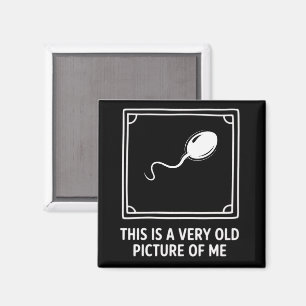 Das ist ein sehr altes Bild von mir Gag Lustig  Magnet
