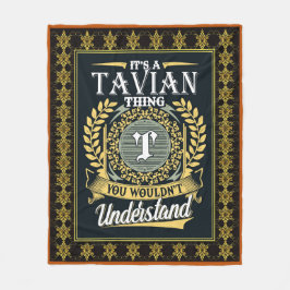 Das ist ein tavianisches Ding, das du nicht verste Fleecedecke