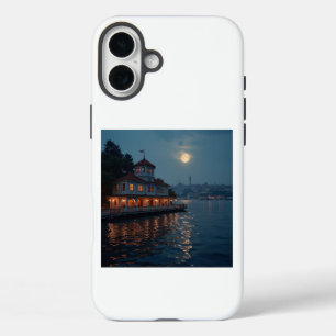 Das ist ein Telefongehäuse für die Nacht. iPhone 16 Plus Hülle