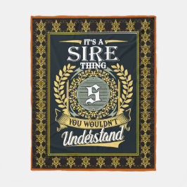 Das ist ein trauriges Ding, das man nicht verstehe Fleecedecke