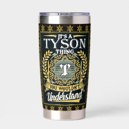 Das ist ein Tyson, das man nicht verstehen konnte Thermobecher