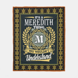 Das ist ein Verdienst, den man nicht verstehen kon Fleecedecke