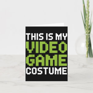 Das ist ein Videospiel-Kostüm Halloween Lustiger G Karte