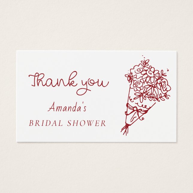 Das ist ein weiteres Brautparty Danke (Vorderseite)