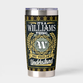 Das ist ein Williams, das man nicht verstehen konn Thermobecher