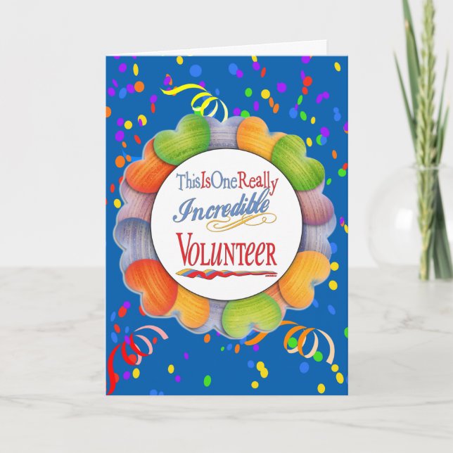 Das ist ein wirklich unglaubliches freiwilliges Ge Karte (Vorderseite)