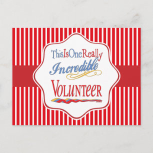 Das ist ein wirklich unglaubliches freiwilliges Ge Postkarte