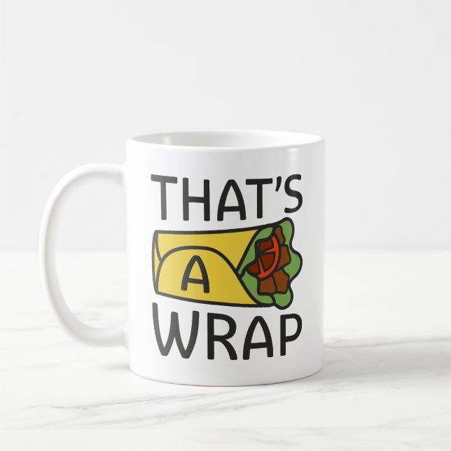 Das ist ein Wrap Kaffeetasse (Links)