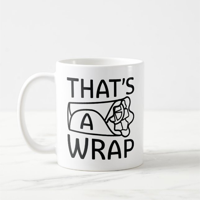 Das ist ein Wrap Kaffeetasse (Links)