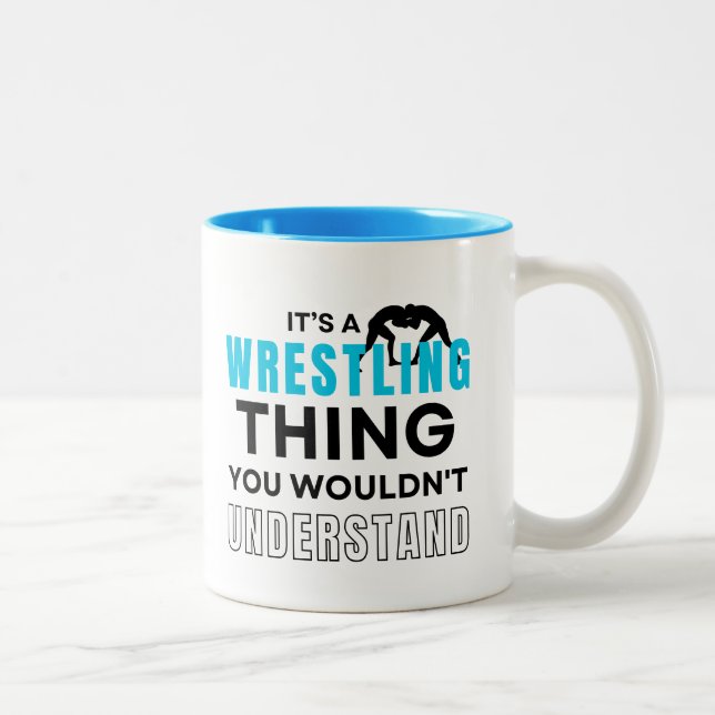 Das ist ein Wrestling, den man nicht verstehen wür Zweifarbige Tasse (Rechts)