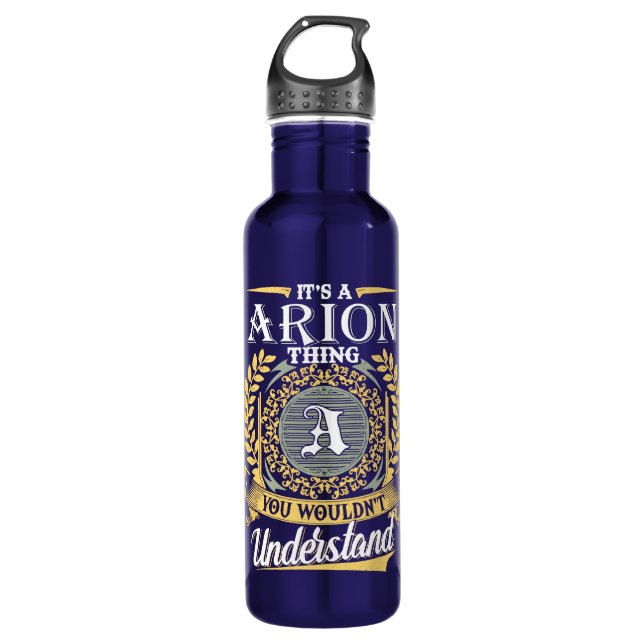 Das ist eine Arion Sache, die man nicht verstehen  Edelstahlflasche (Vorderseite)