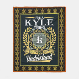 Das ist eine Art Ding, das man nicht verstehen kon Fleecedecke