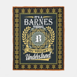 Das ist eine Barness, die man nicht verstehen konn Fleecedecke