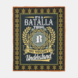 Das ist eine Batalla Sache, die man nicht verstehe Fleecedecke