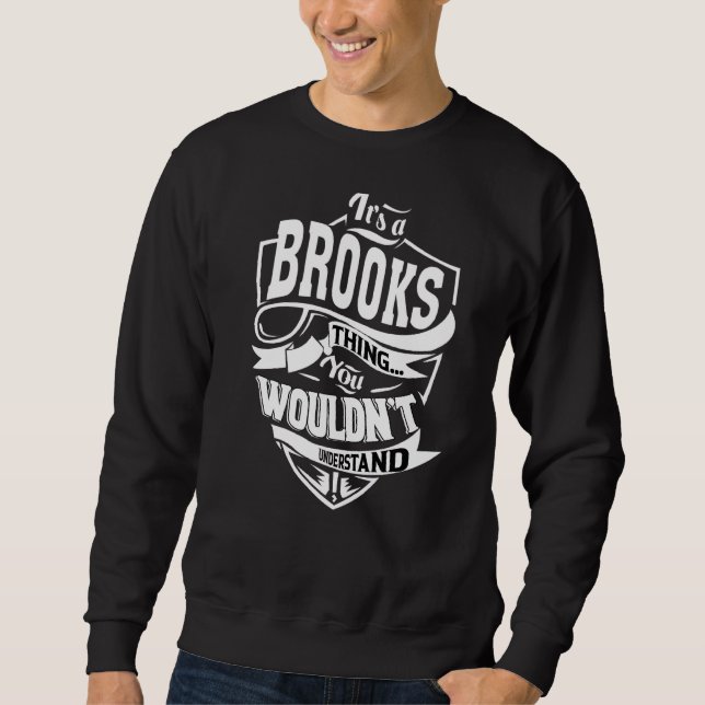 Das ist eine Brooks-Sache Sweatshirt (Vorderseite)