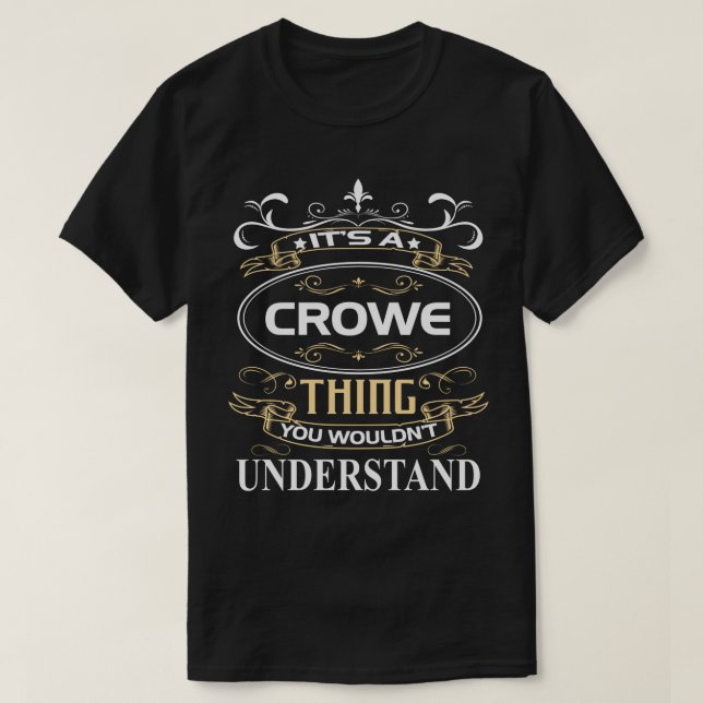 Das ist eine Crowe, die man nicht verstehen würde T-Shirt (Design vorne)