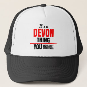 Das ist eine Devon, die man nicht verstehen würde Truckerkappe