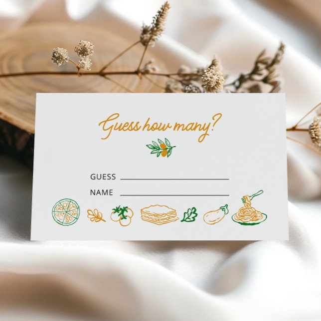 Das ist eine eher rustikale italienische Schätzung Begleitkarte (Von Creator hochgeladen)