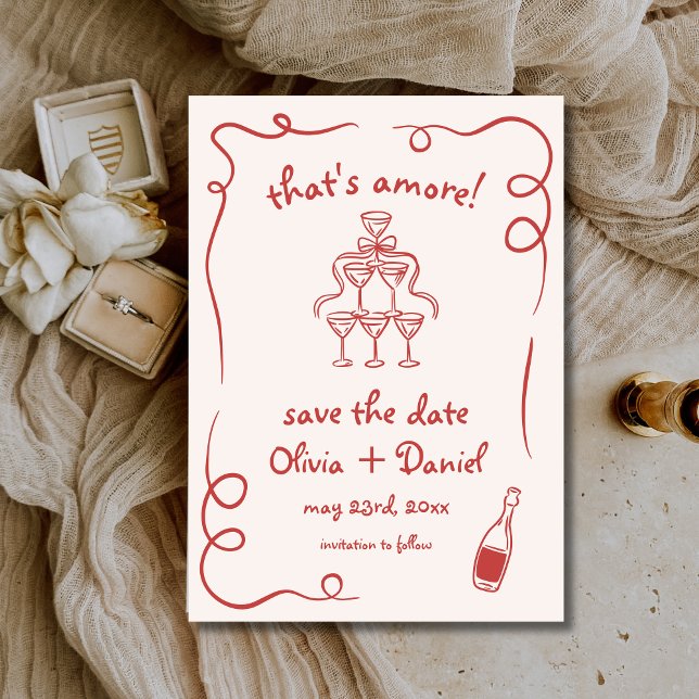 Das ist eine eher skurrile Hochzeit Save The Date (Von Creator hochgeladen)