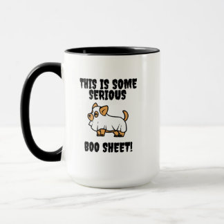 Das ist eine ernste Booblätter-Funny-Hunde-Tasse Tasse