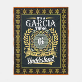 Das ist eine Garcia-Sache, die man nicht verstehen Fleecedecke