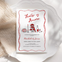 Das ist eine handgezeichnete Red Engagement Party