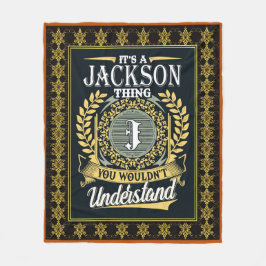 Das ist eine Jackson Sache, die du nicht verstehen Fleecedecke