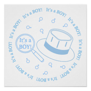 Das ist eine Junge Ankündigung! Poster