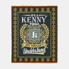 Das ist eine Kenny, die man nicht verstehen konnte Fleecedecke