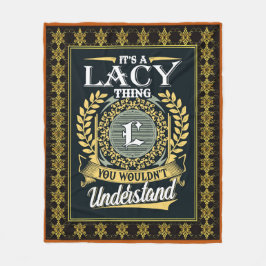 Das ist eine Lacy-Sache, die man nicht verstehen k Fleecedecke