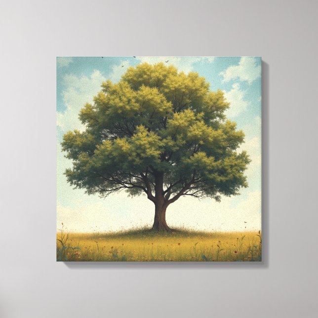 Das ist eine Leinwand für Baum. (Vorderseite)