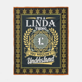 Das ist eine Linda-Sache, die du nicht verstehen k Fleecedecke