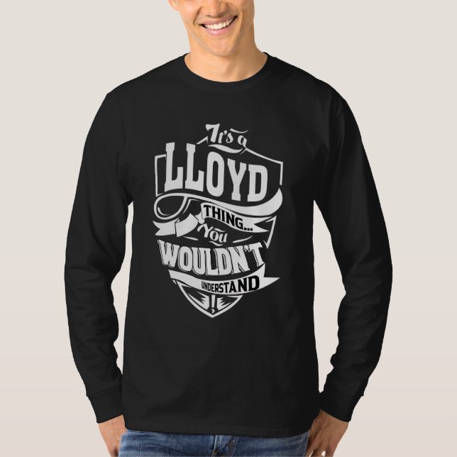 Das ist eine Lloyd-Sache T-Shirt (Vorderseite)