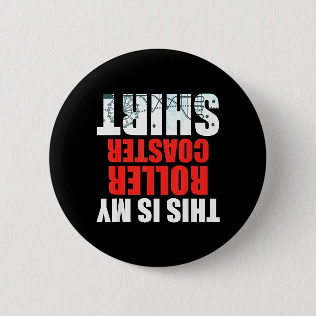 Das ist eine lustige Roller Coaster Themenpark Kir Button (Vorderseite)