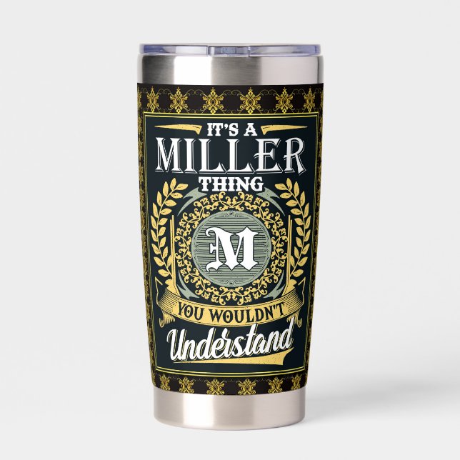 Das ist eine Miller Sache, die man nicht verstehen Thermobecher (Rückseite)