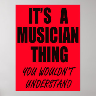 Das ist eine musikalische Sache Poster